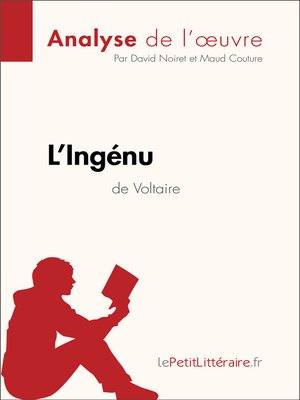 cover image of L'Ingénu de Voltaire (Analyse de l'oeuvre)